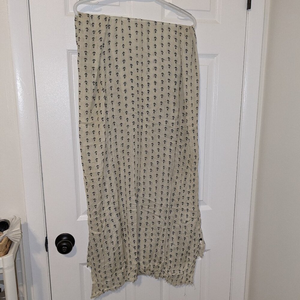 J. Crew anchor print scarf